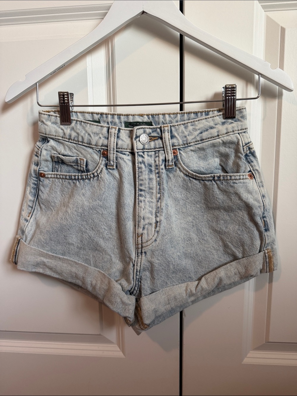 wild fable Light Blue Rolled Hem Jean Shorts
